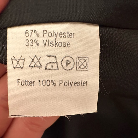 manor house women’s black gray plaid ckeck blazer jacket size Large. - Picture 12 of 15